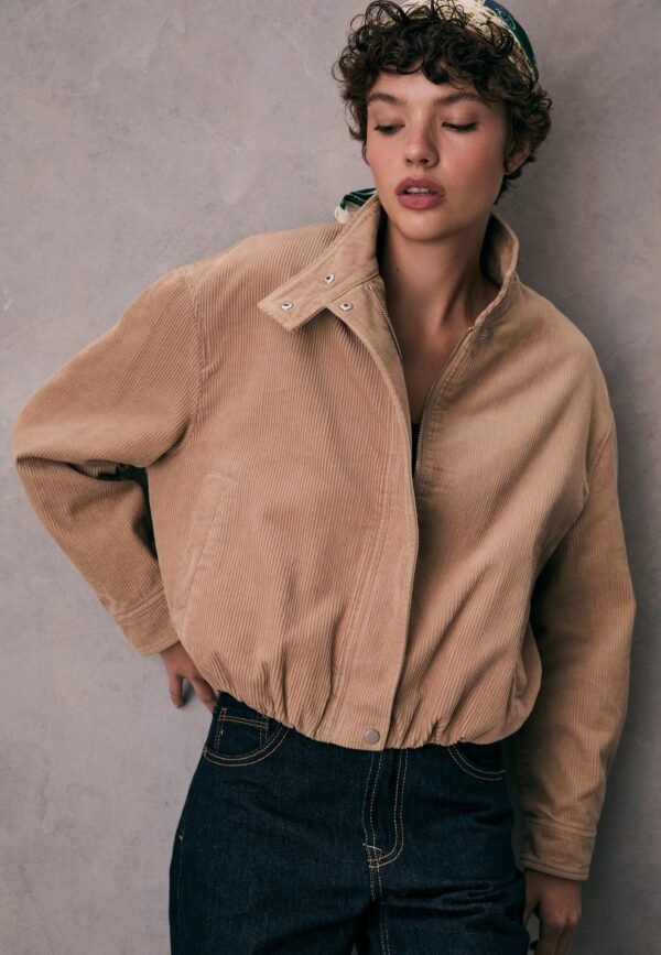 Chaqueta bomber de corderoy
