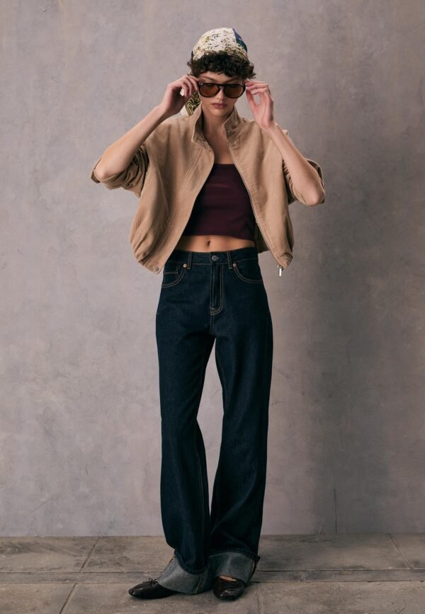 Chaqueta bomber de corderoy