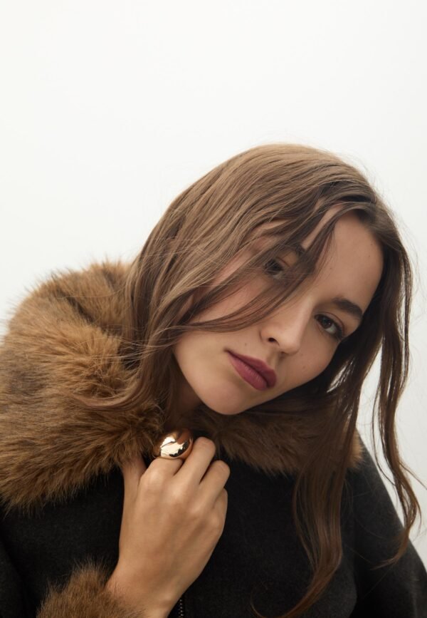 Chaqueta con detalles de borrego