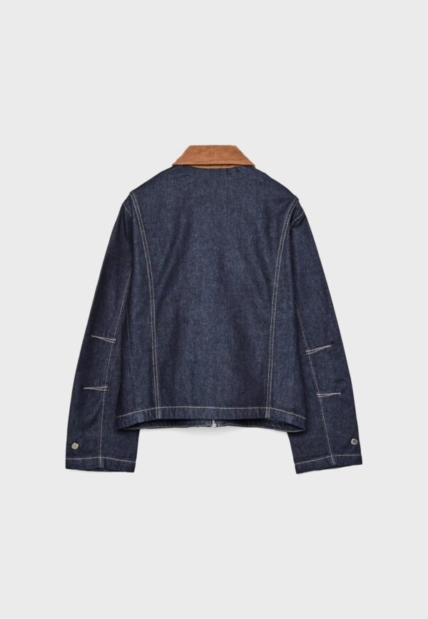 Cazadora denim combinada