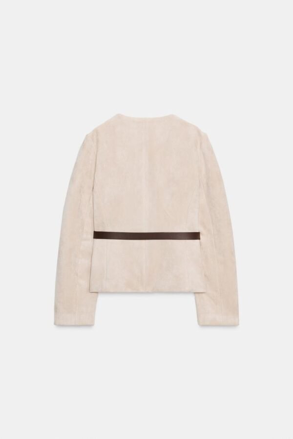 Blazer ante con cinturón