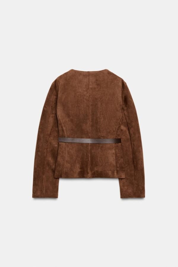 Blazer ante con cinturón