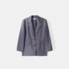 Blazer gris oversize