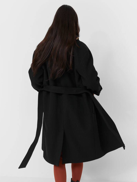 Abrigo largo con cinturón