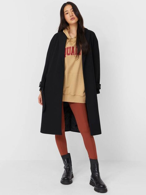 Abrigo largo con cinturón