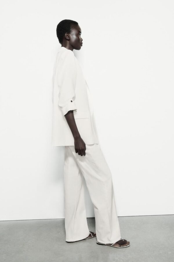 Blazer manga remangada