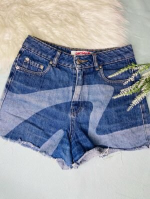 Short mom doble tono