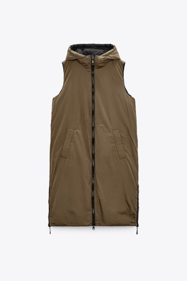 Chaleco puffer reversible