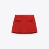 Mini falda roja