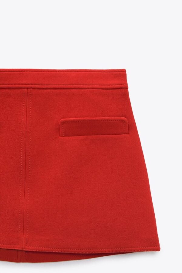 Mini falda roja