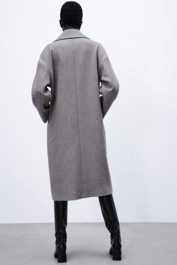 Abrigo oversize de lana