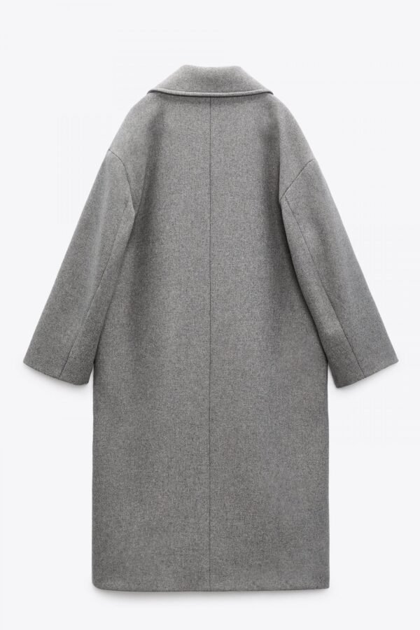 Abrigo oversize de lana