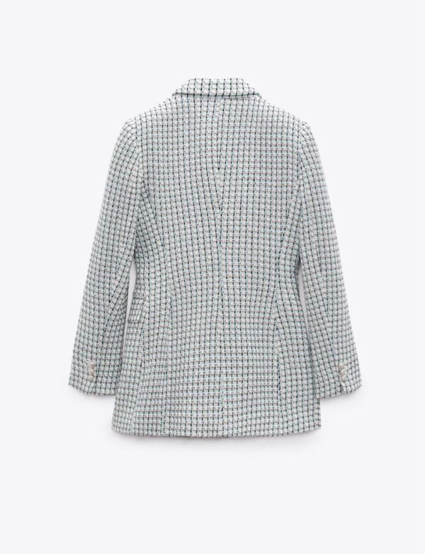 Blazer tweed cruzado