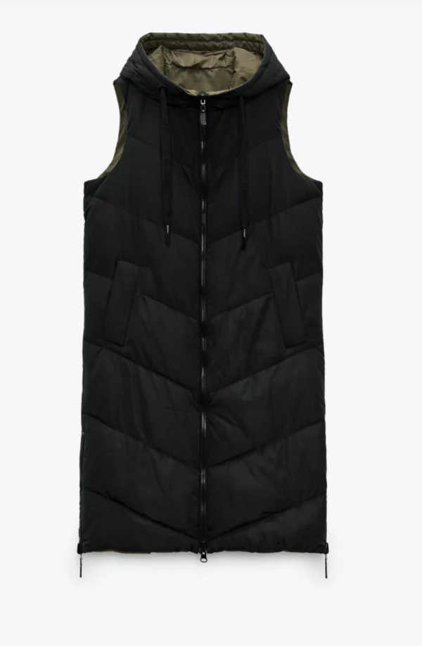 Chaleco puffer reversible