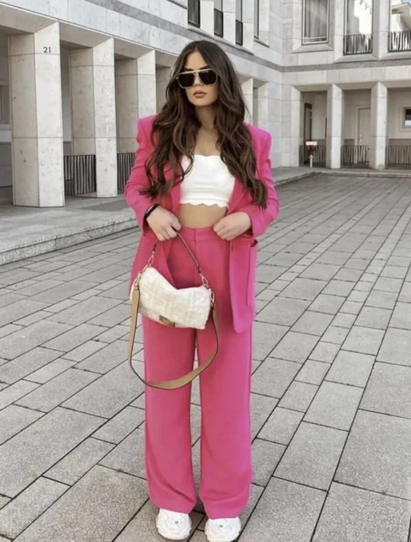 Blazer con bolsillos delanteros