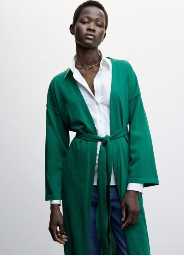 Cardigan verde Mango